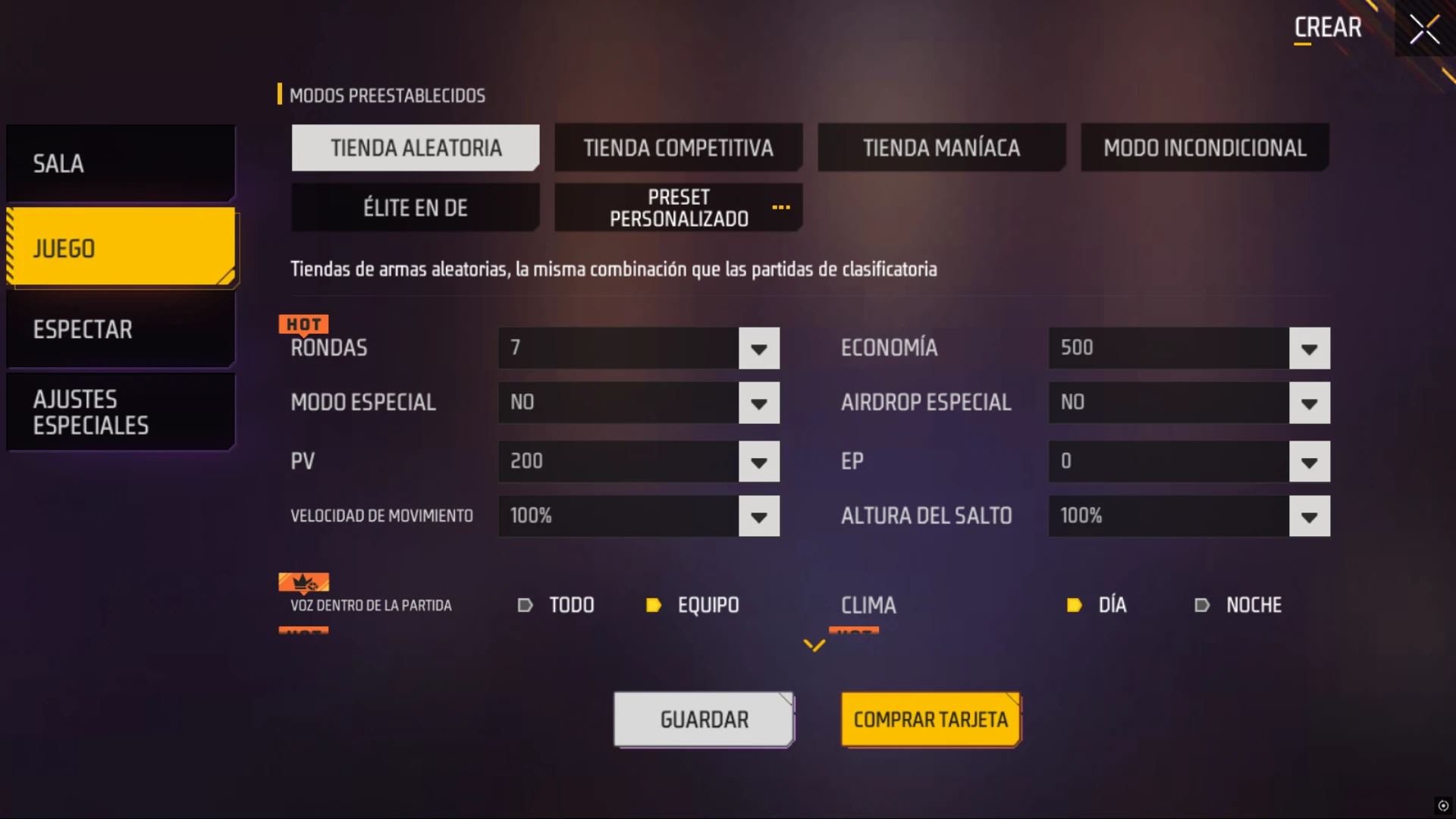 Configurar observer Free Fire