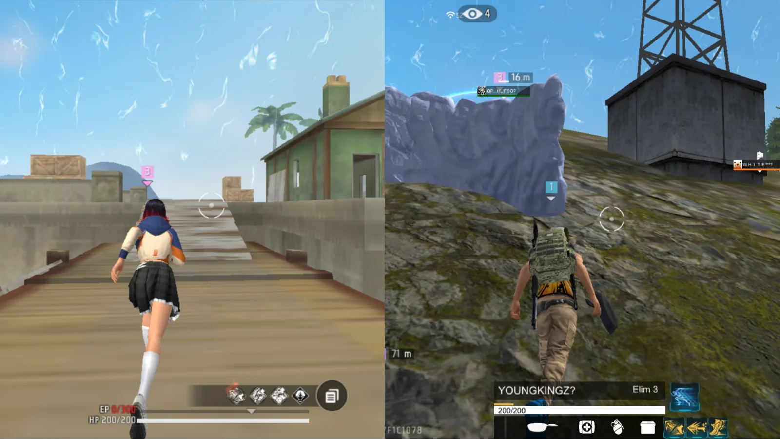 Observer profesional vs modo espectador en Free Fire